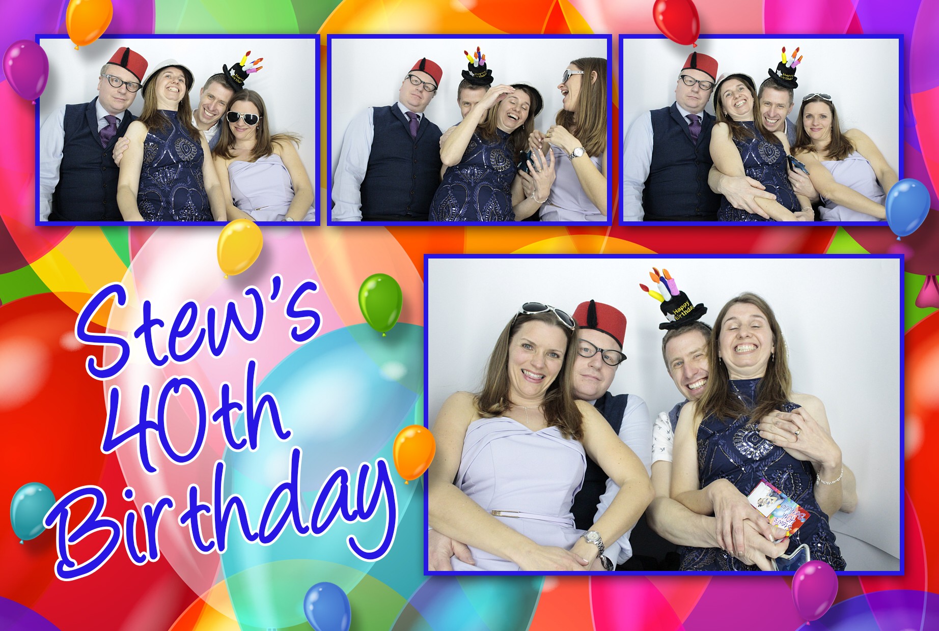 Stew's 40th Birthday | View more photos from the event at gallery.myphotoboothexperience.co.uk/u/MyPhotoBoothExperienceLtd/Stews-40th-Birthday